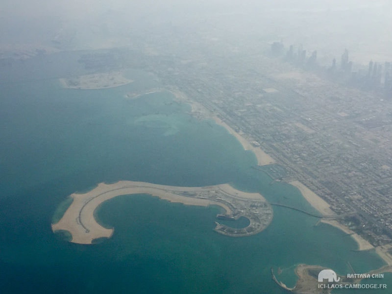 Vue aérienne Dubaï