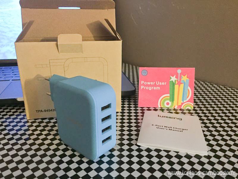 Chargeur Lumsing 4ports