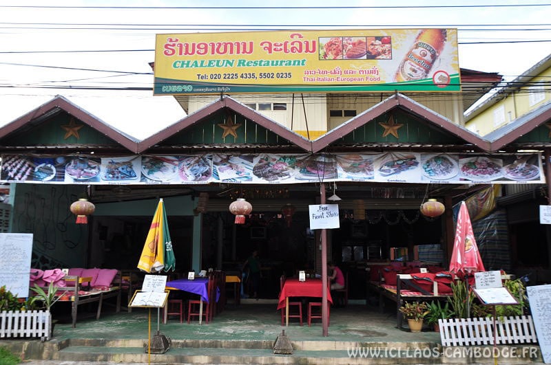 Visiter Vang Vieng: Chaleun restaurant Vang Vieng