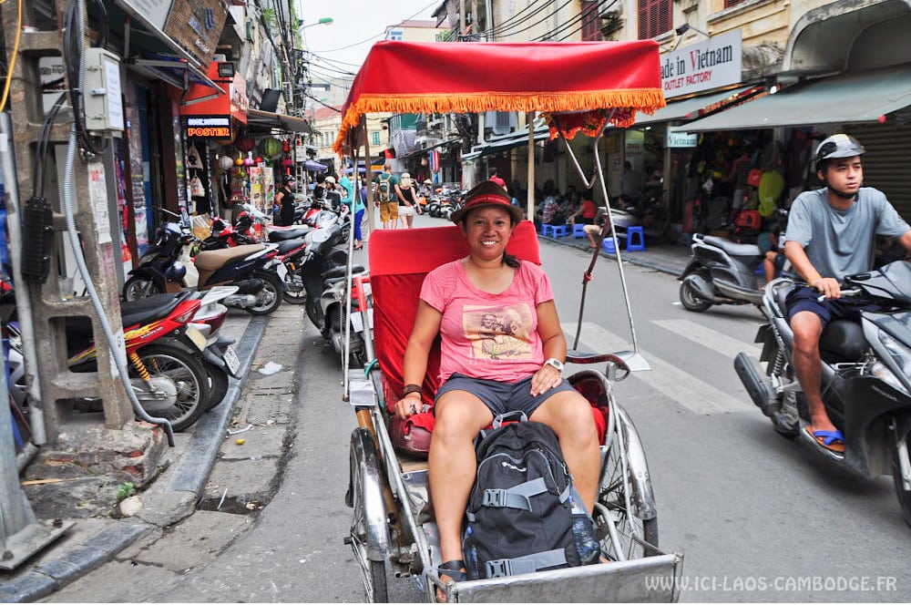Cyclo-pousse Hanoï Rattana
