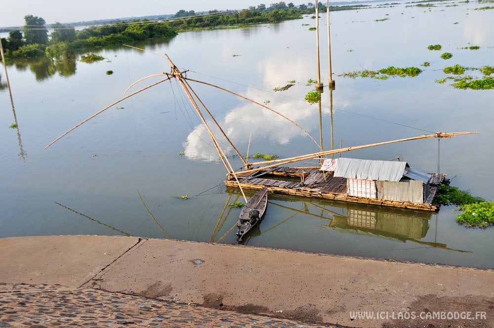 Maison de pêcheur Kampong Cham