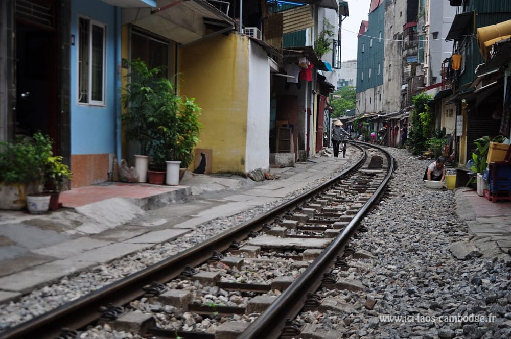 Voie ferrée - Visiter Hanoï
