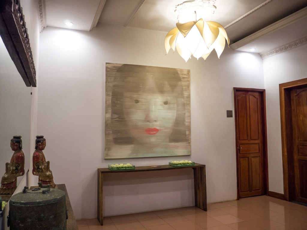 Un des couloirs de l'hôtel Pavilion