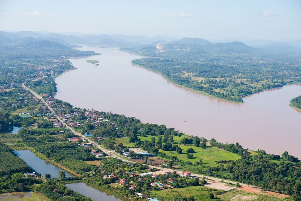 Vue sur le Mékong depuis Nong Khai