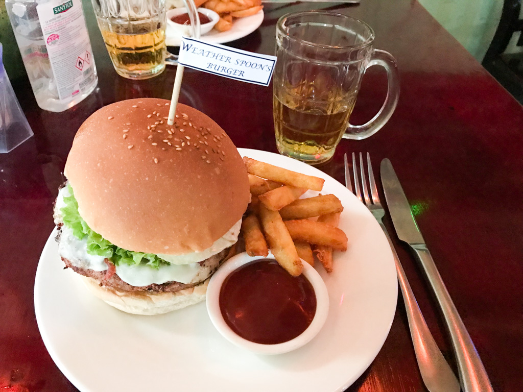 Hamburger au Weather Spoon