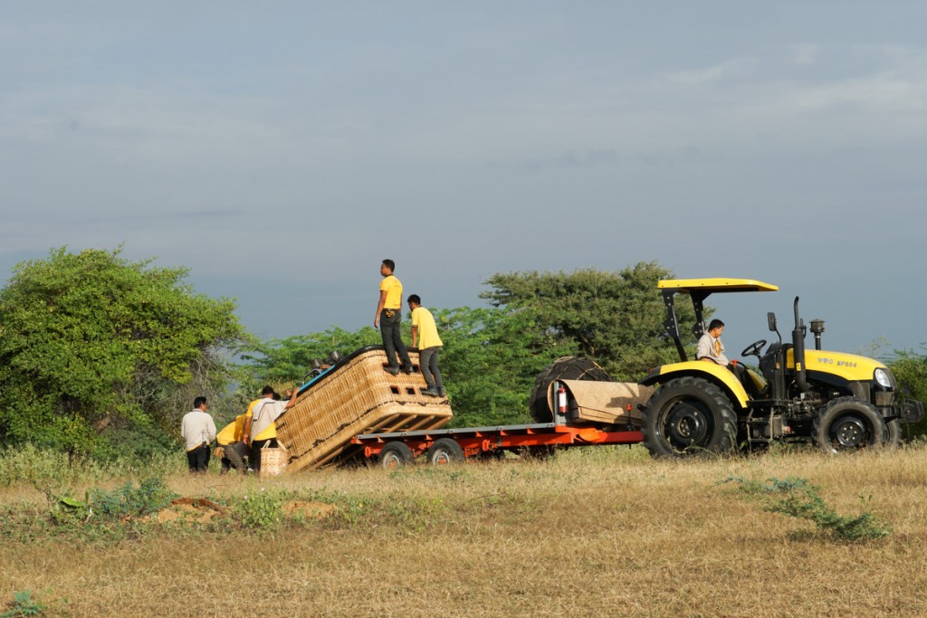 Transport de la nacelle