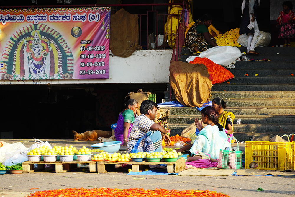 Marché de Bangalore