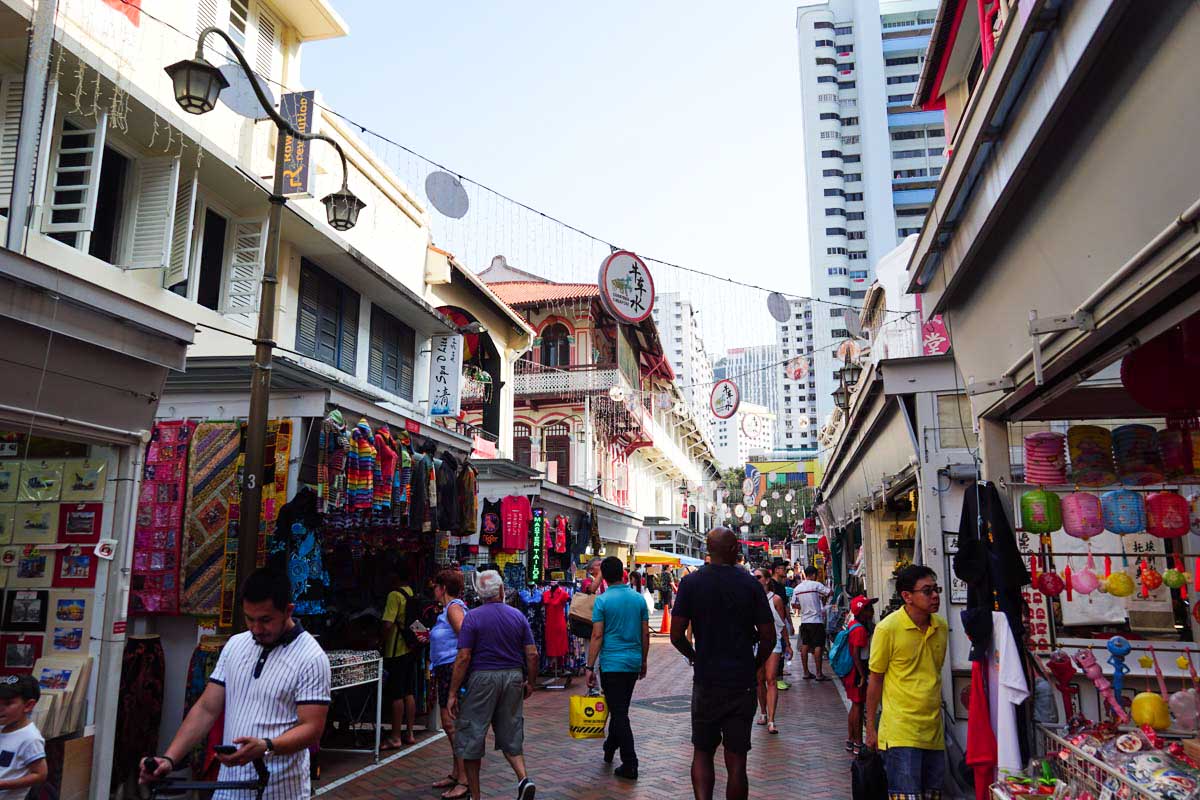 Shopping Chinatown Singapour