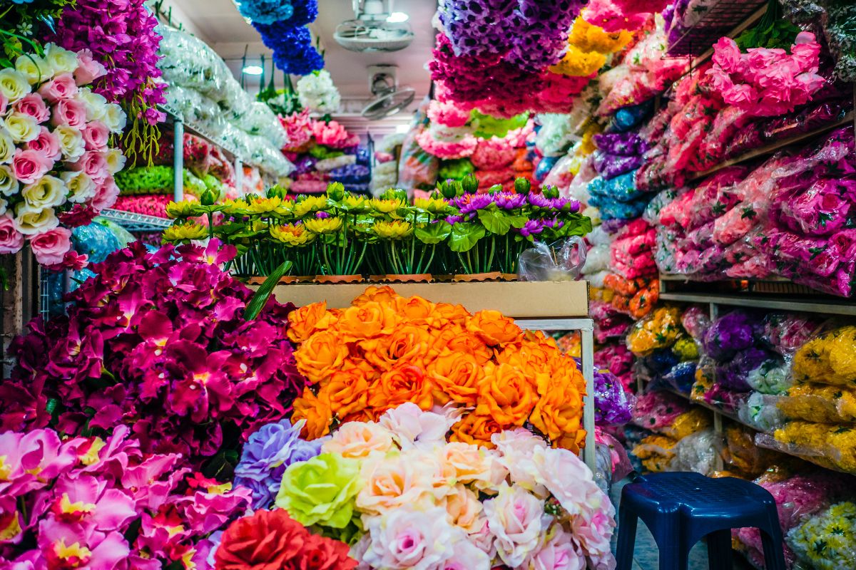 Marché aux fleurs de Bangkok