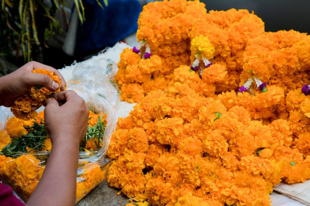 Marché aux fleurs de Bangkok