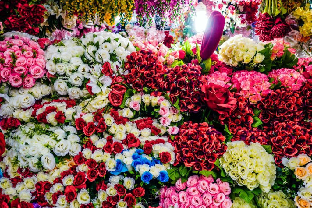 Marché aux fleurs de Bangkok