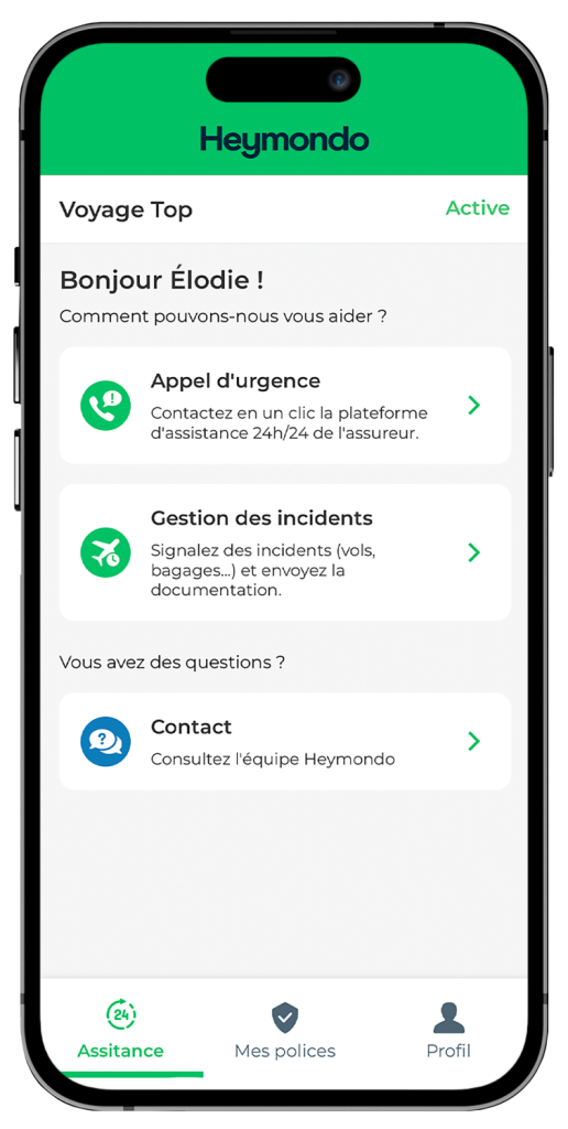 application heymondo 1