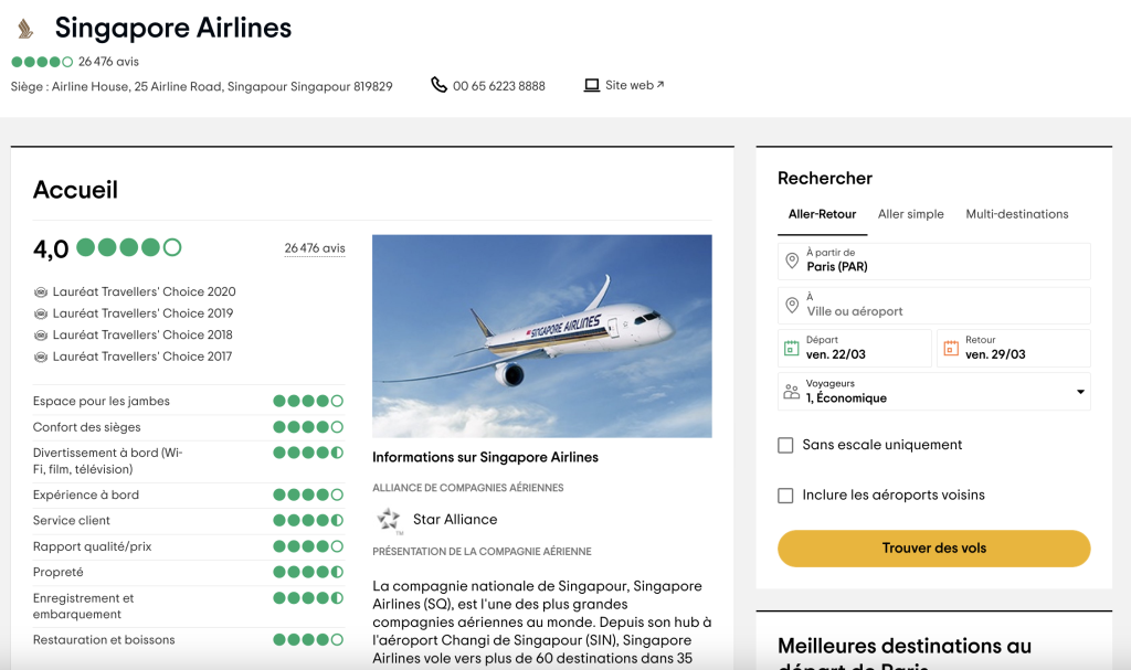 avis singapore airlines tripadvisor