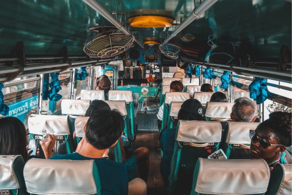 transports asie du sud est bus thailande