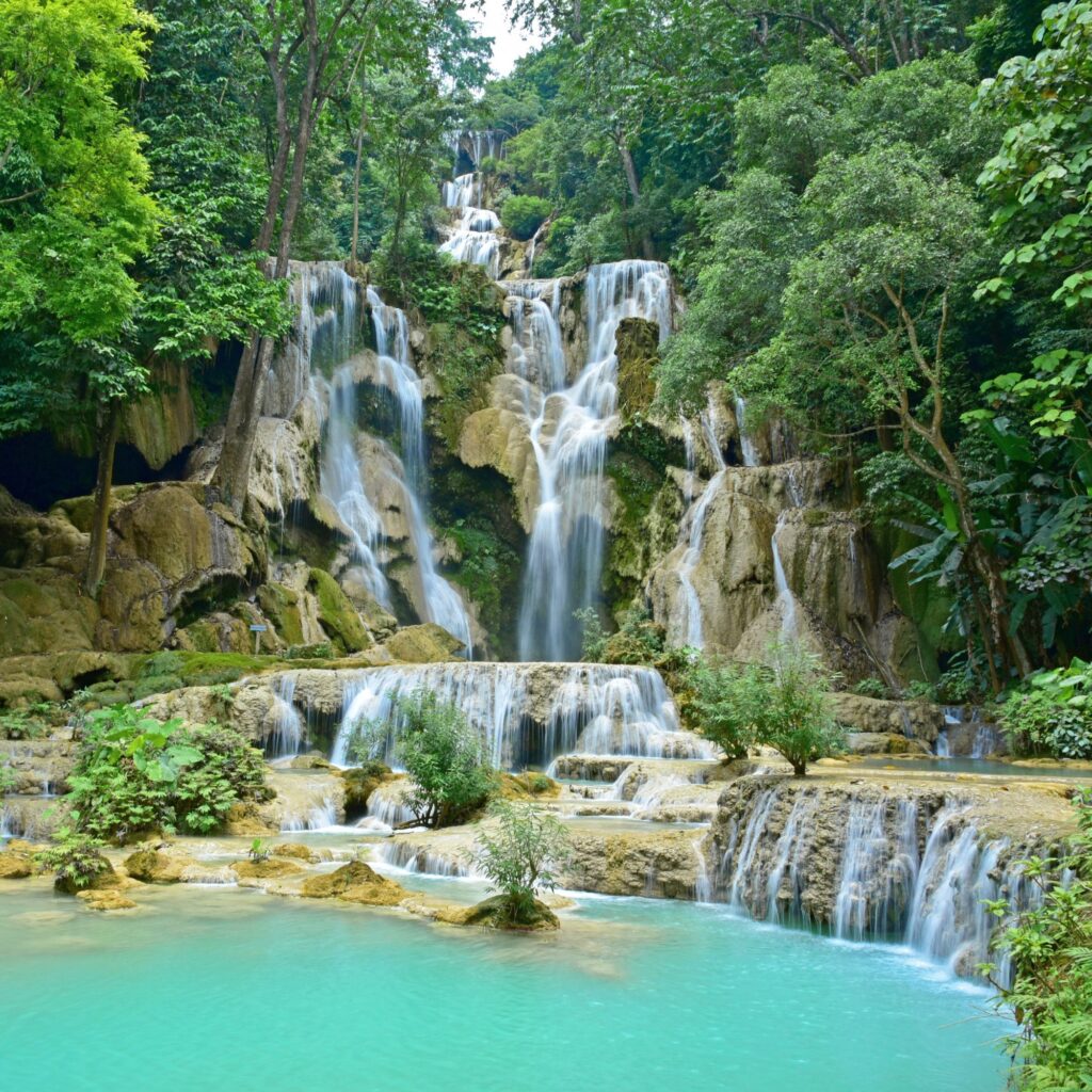 voyage laos kuang si